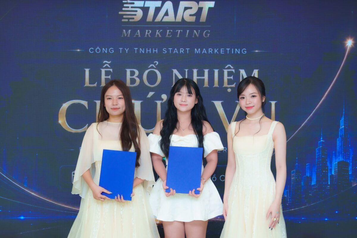 Start Marketing bổ nhiệm Trưởng phòng và Leader Marketing 3 Hoàng Kim Ngân và Nguyễn Lê Vân Anh đảm nhận vị trí Leader Marketing